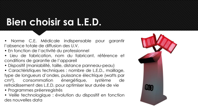 Bien choisir sa L.E.D., son appareil de Photomodulation LED ou Photobiomodulation par LED